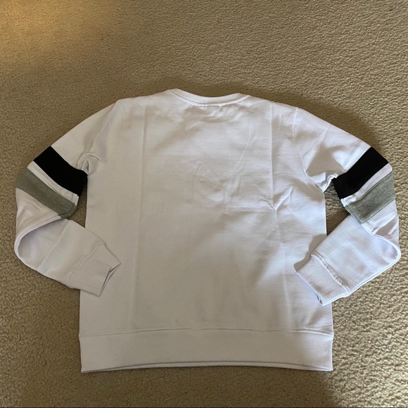 Women's Fila Crewneck Sweatshirt - White - Picture 6 of 7